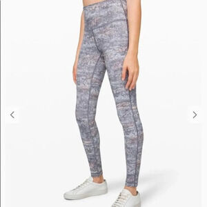 Lululemon Wunder Under High Rise Leggings 25” Workout 2 Colored Colorful Gym Run
